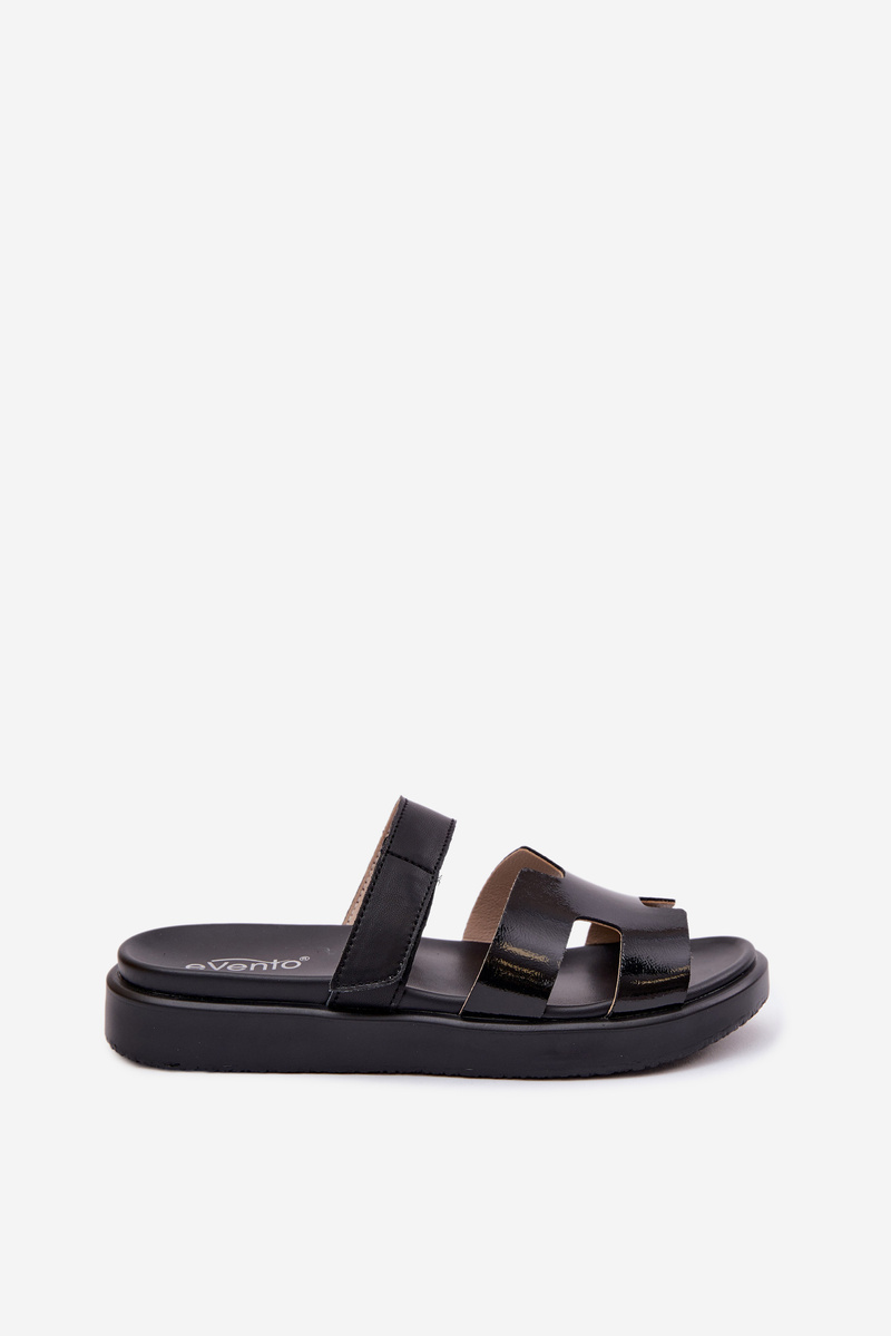 Kožené dámske slip-on čierne Lemela