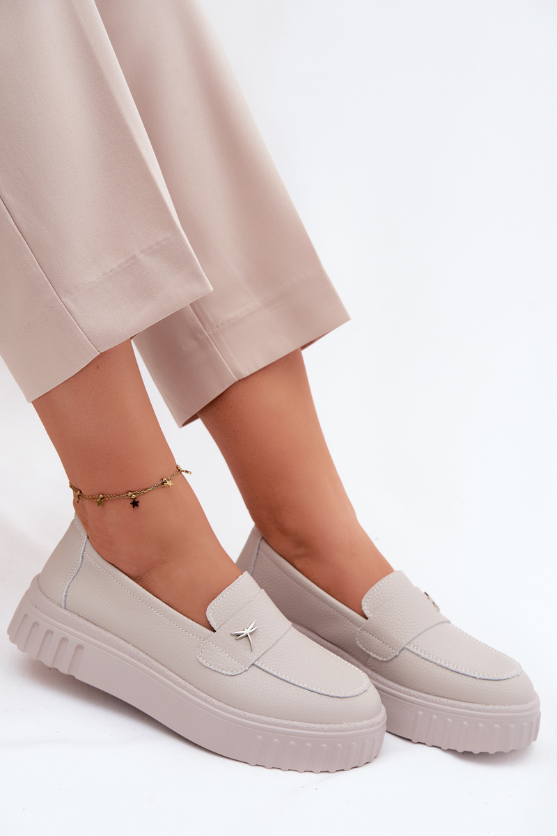Kožené dámske loafers Vinceza