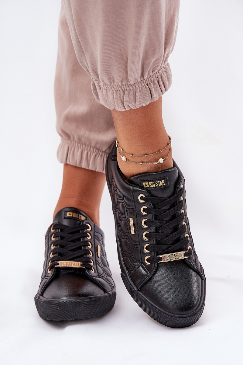 BIG STAR SHOES Dámske Tenisky Z Eko Kože Big Star