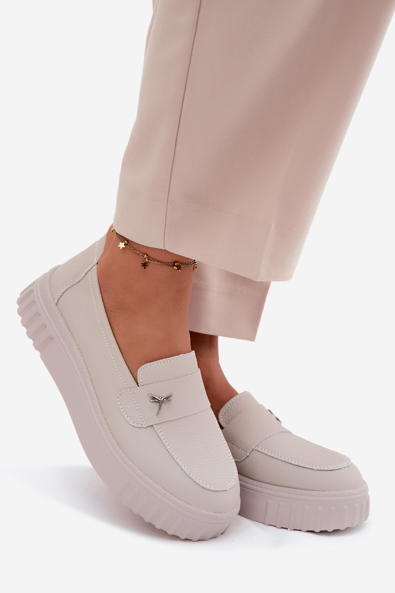 Kožené dámske loafers Vinceza