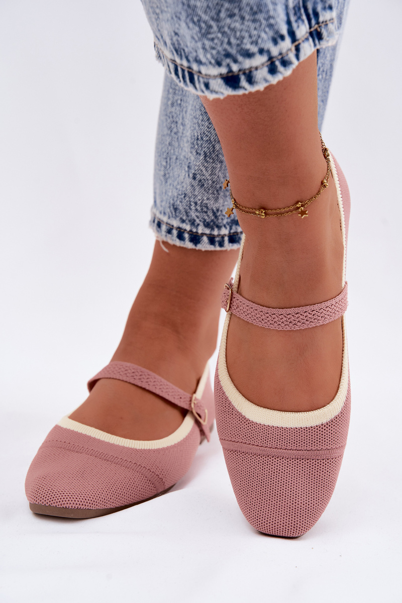 Baleríny Boto Flat Zelisa Pink