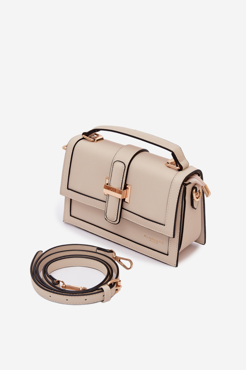 Flora&Co svetlobéžová crossbody kabelka