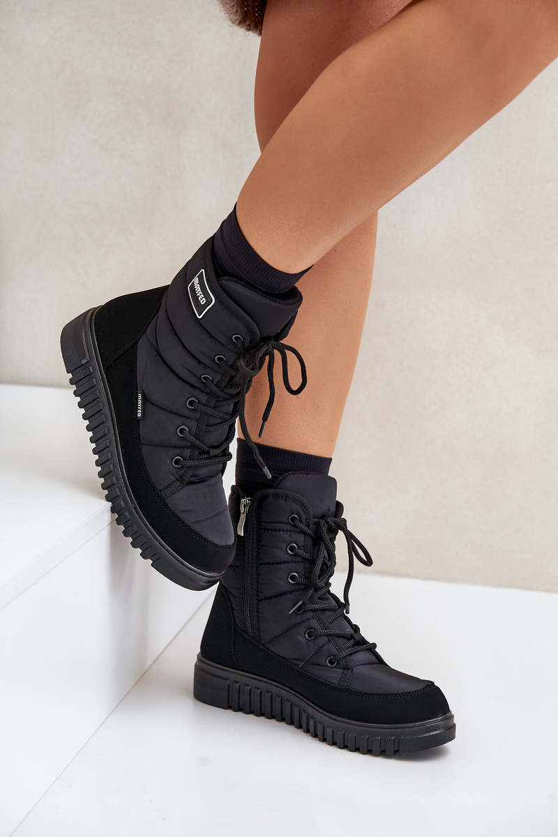 Women&#039;s snow boots Progress PROGJ-24-157 Black