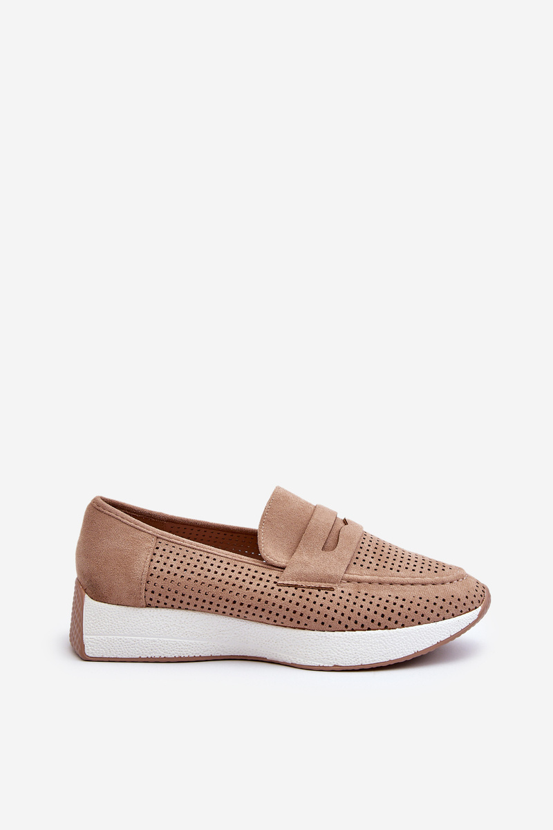 Mocasini Kesi din piele întoarsă ecologică pentru femei