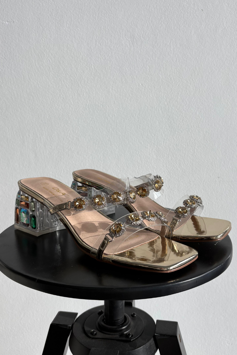 Dámské sandály s krystaly S. BARSKI