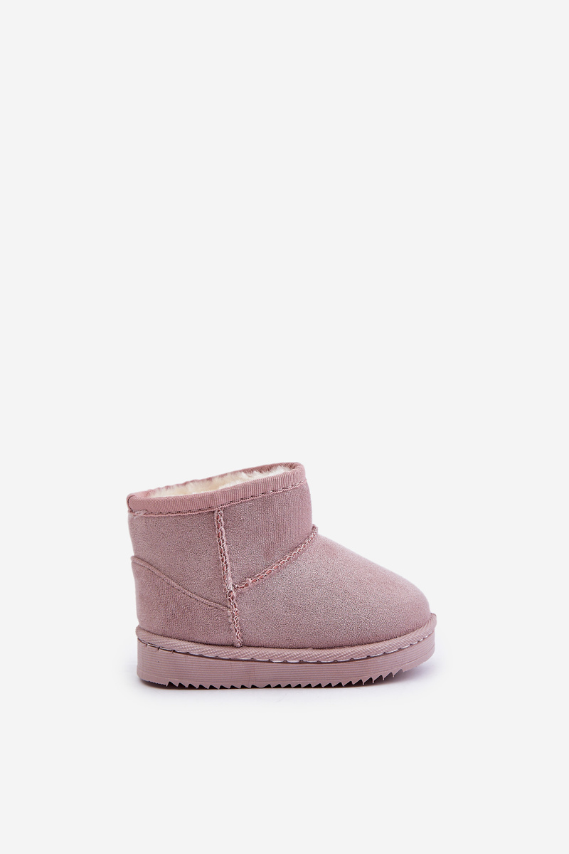 Children's insulated ankle snow boots pink Gooby