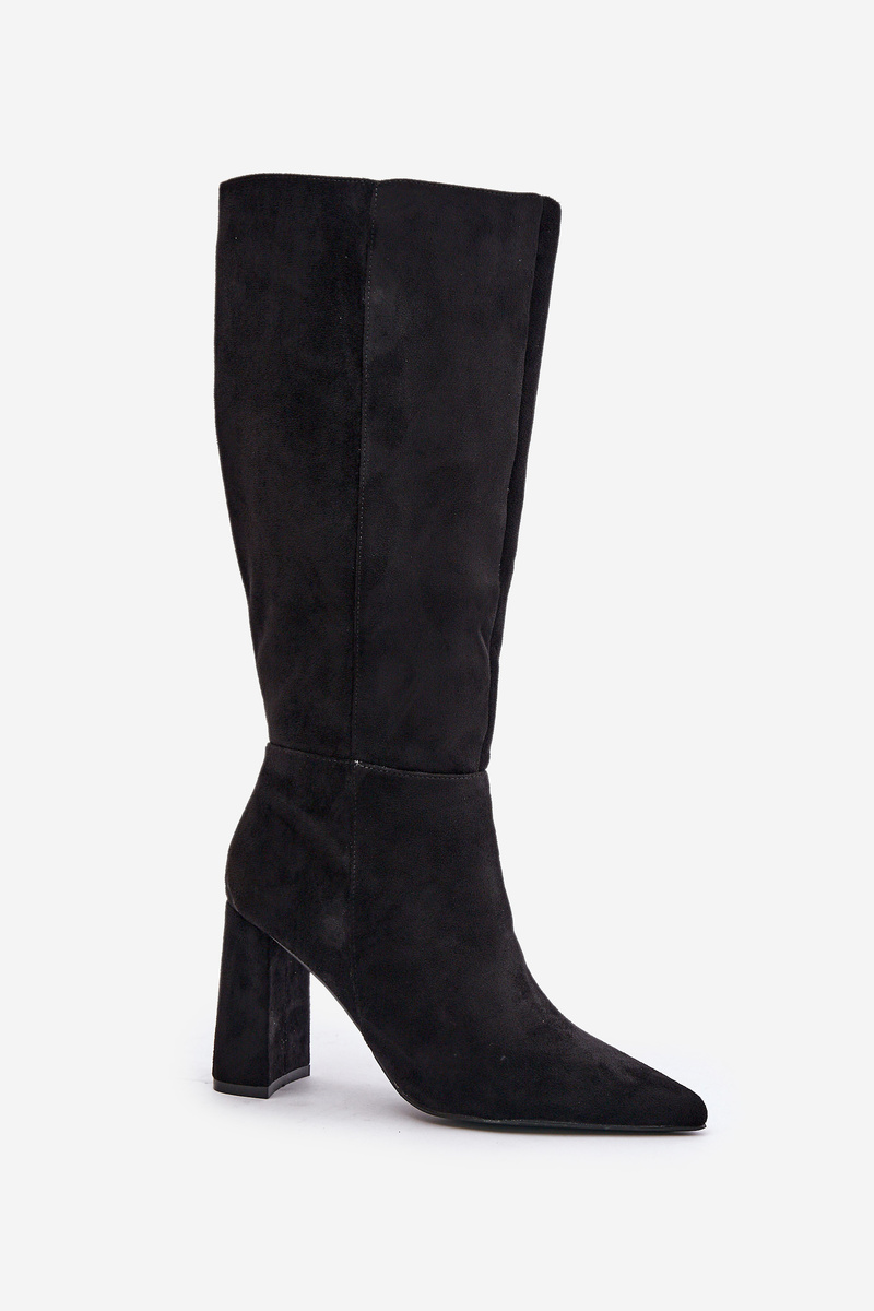 Knee-high boots black Lannetea