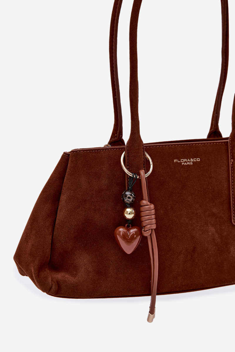 Flora&Co camel kabelka s príveskom