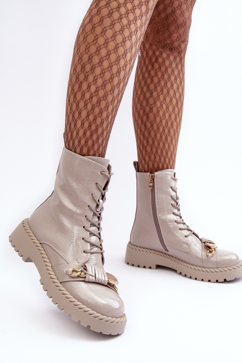 Pantaloni de lucru strălucitori pentru femei cu decorațiuni