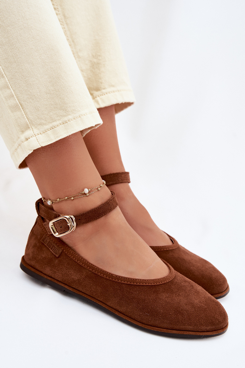 Балерини от камилска кожа BIG STAR