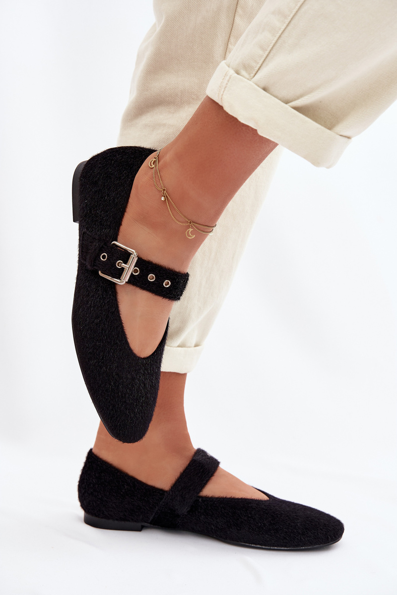 Дамски балеринки с пискюл Pamira