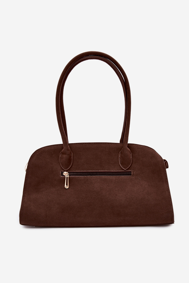 Flora&Co Violette Eco Semišová čokoládová kabelka