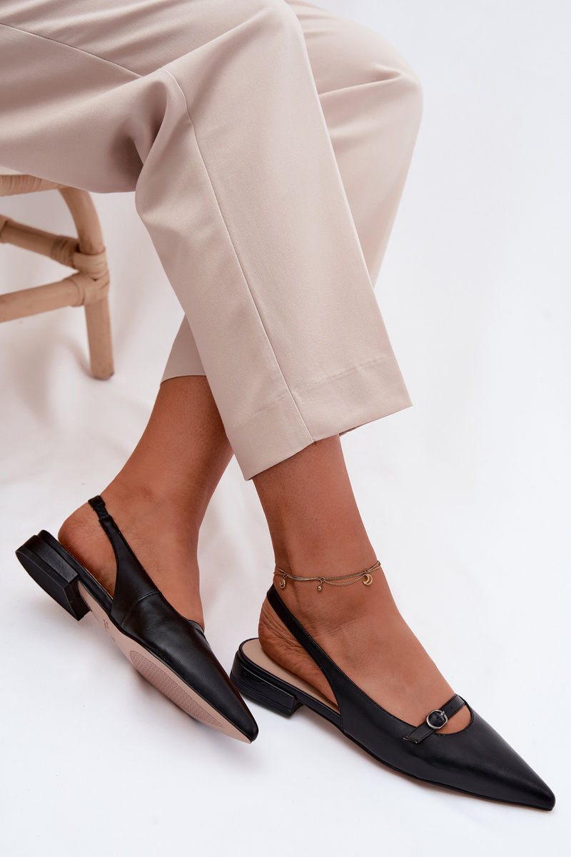 Sandale din piele cu talpă plate Maciejka