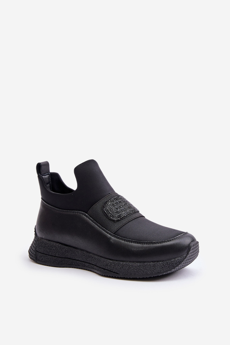 Leather sports shoes black Artiker
