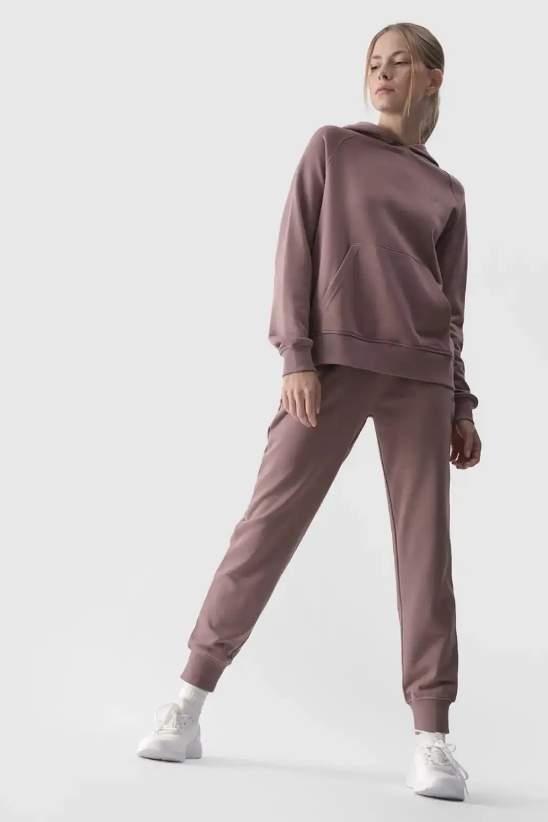 Women's Jogger Sweatpants 4F Beige 4FWMM00TTR