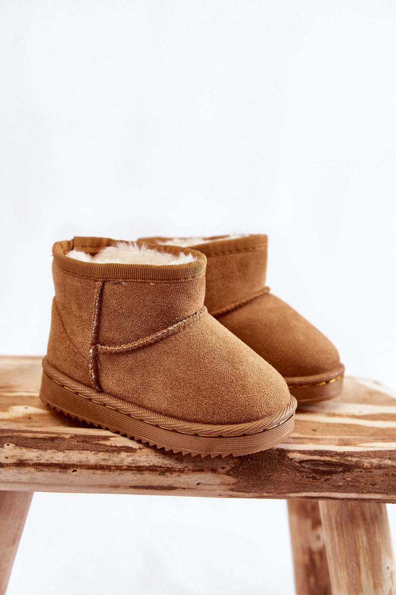 FR1 Kids' Warm-up Snow Boots Camel Gooby