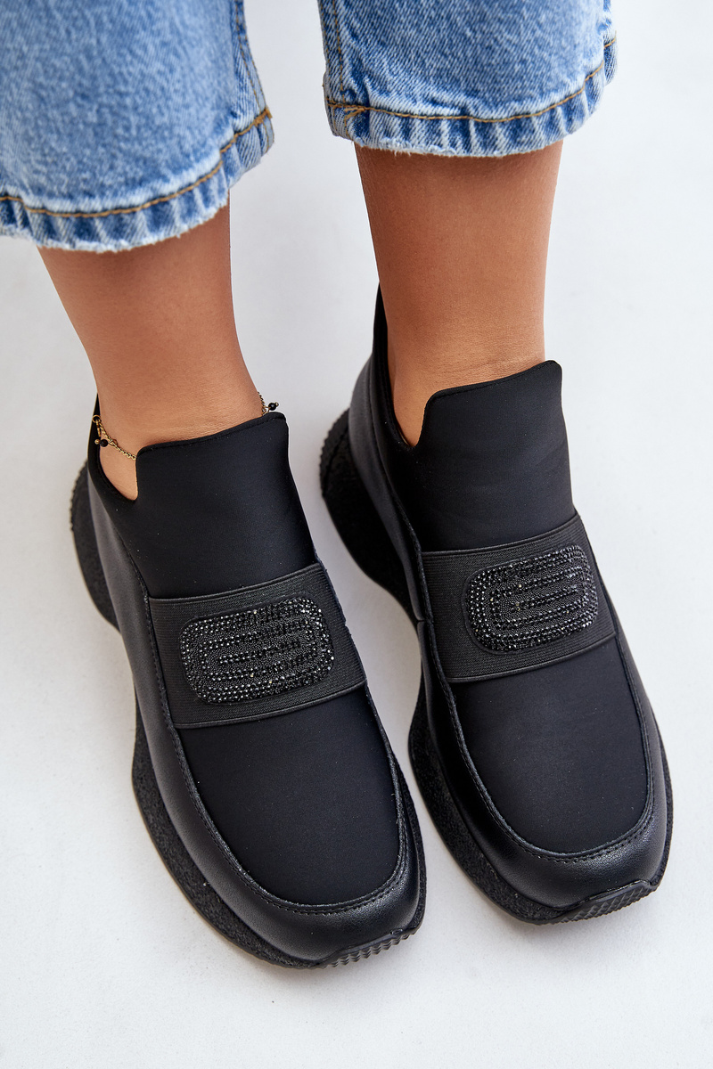 Leather sports shoes black Artiker