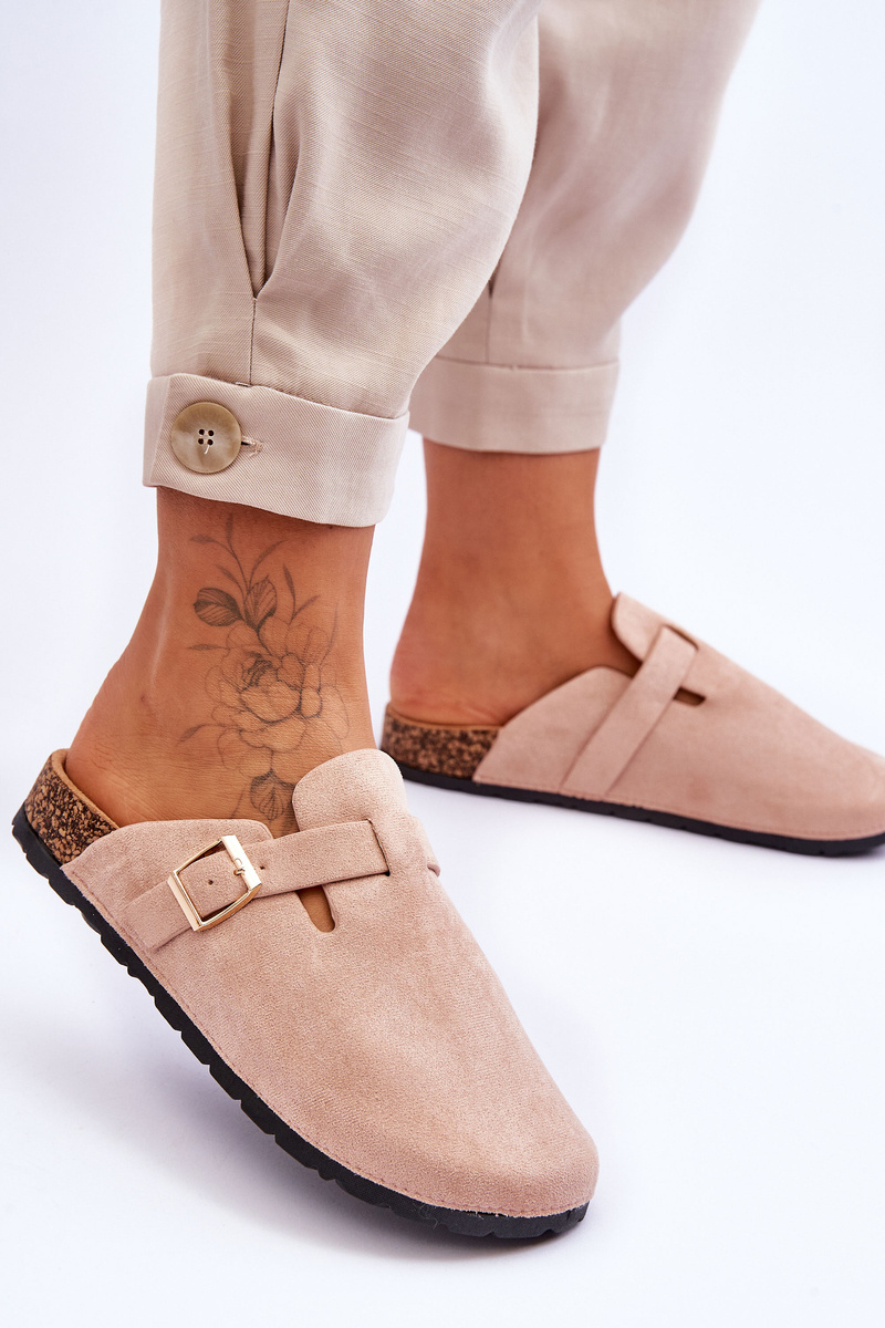 Boto Suede dámske platformové žabky