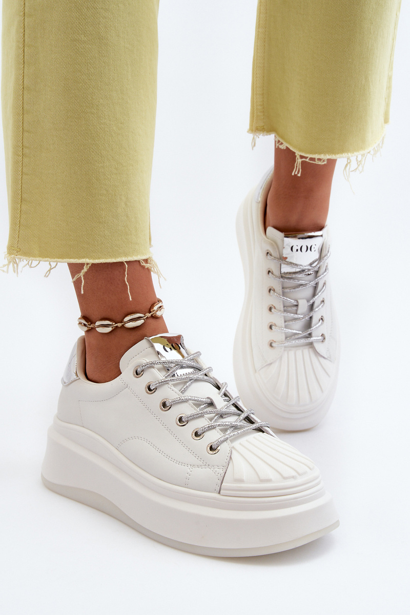 Women's Leather Platform Sneakers GOE