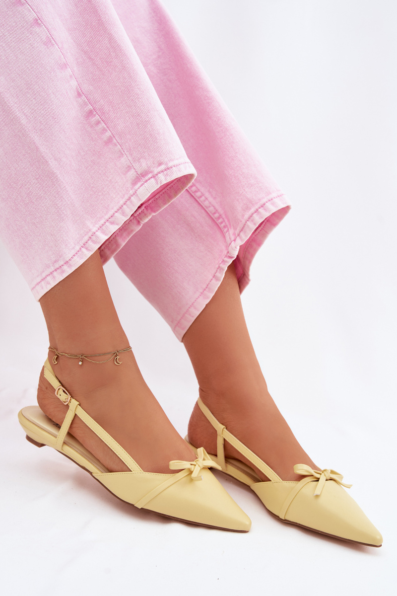 Дамски жълти сандали Jelmera