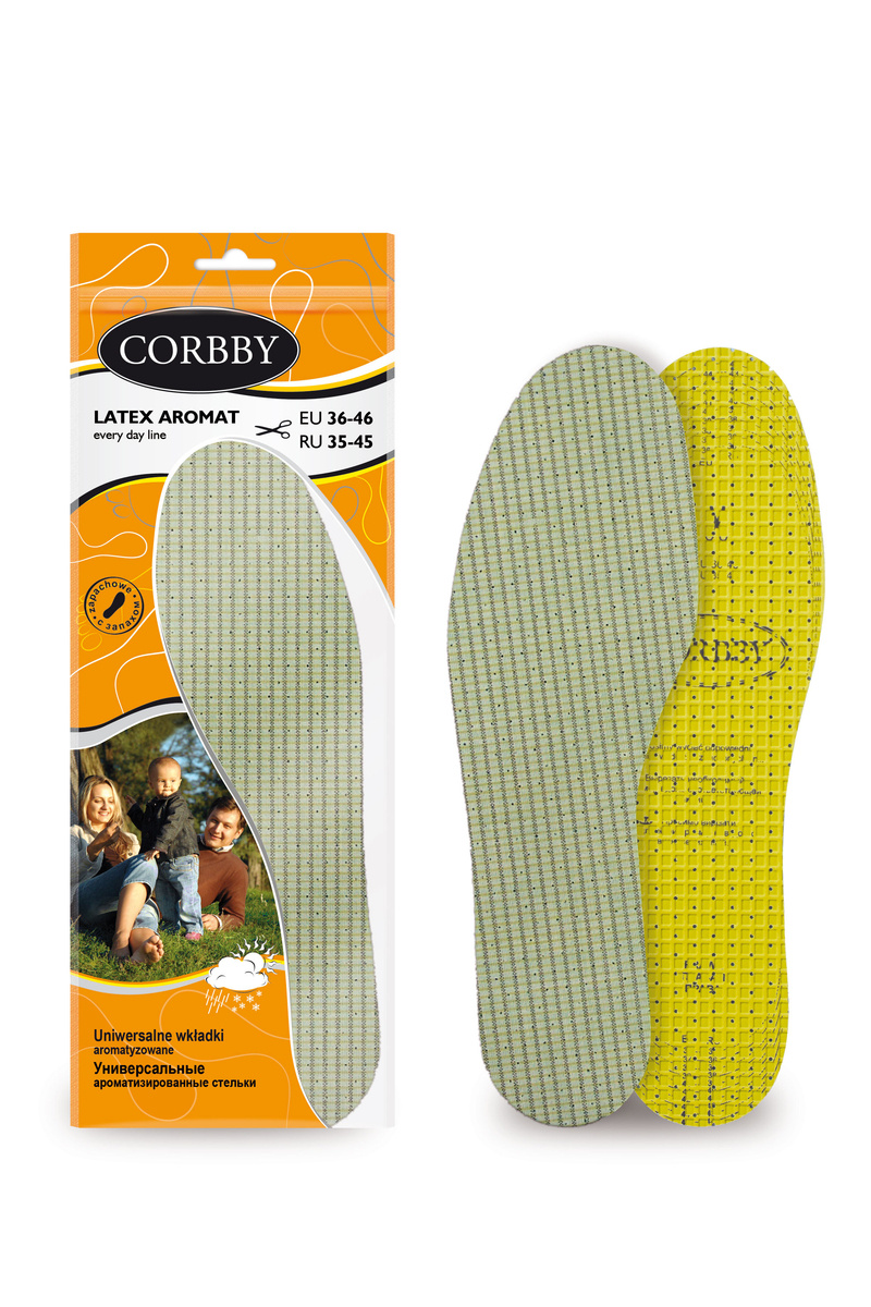 Corbby LATEX AROMAT całoroczne wkładki aromatyzowan