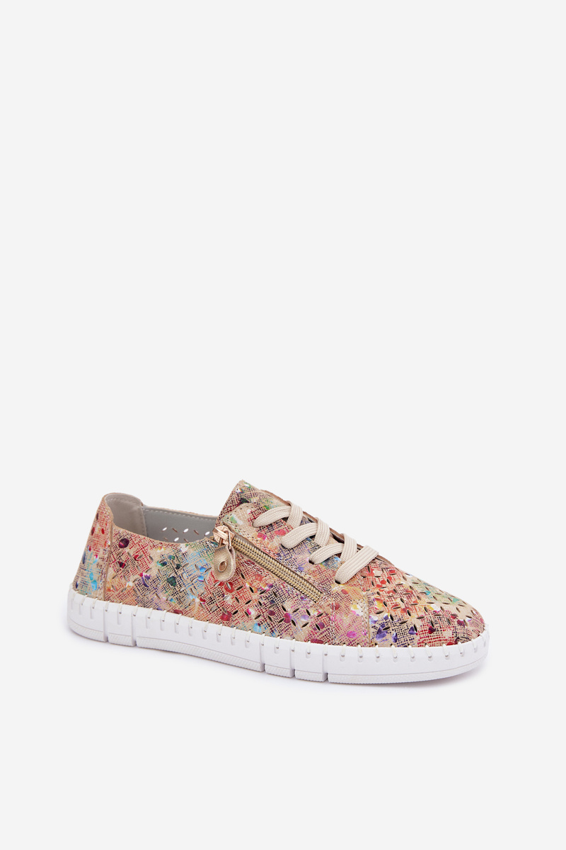 EVENTO Dámske semišové mokasíny Multicolor Kamelia