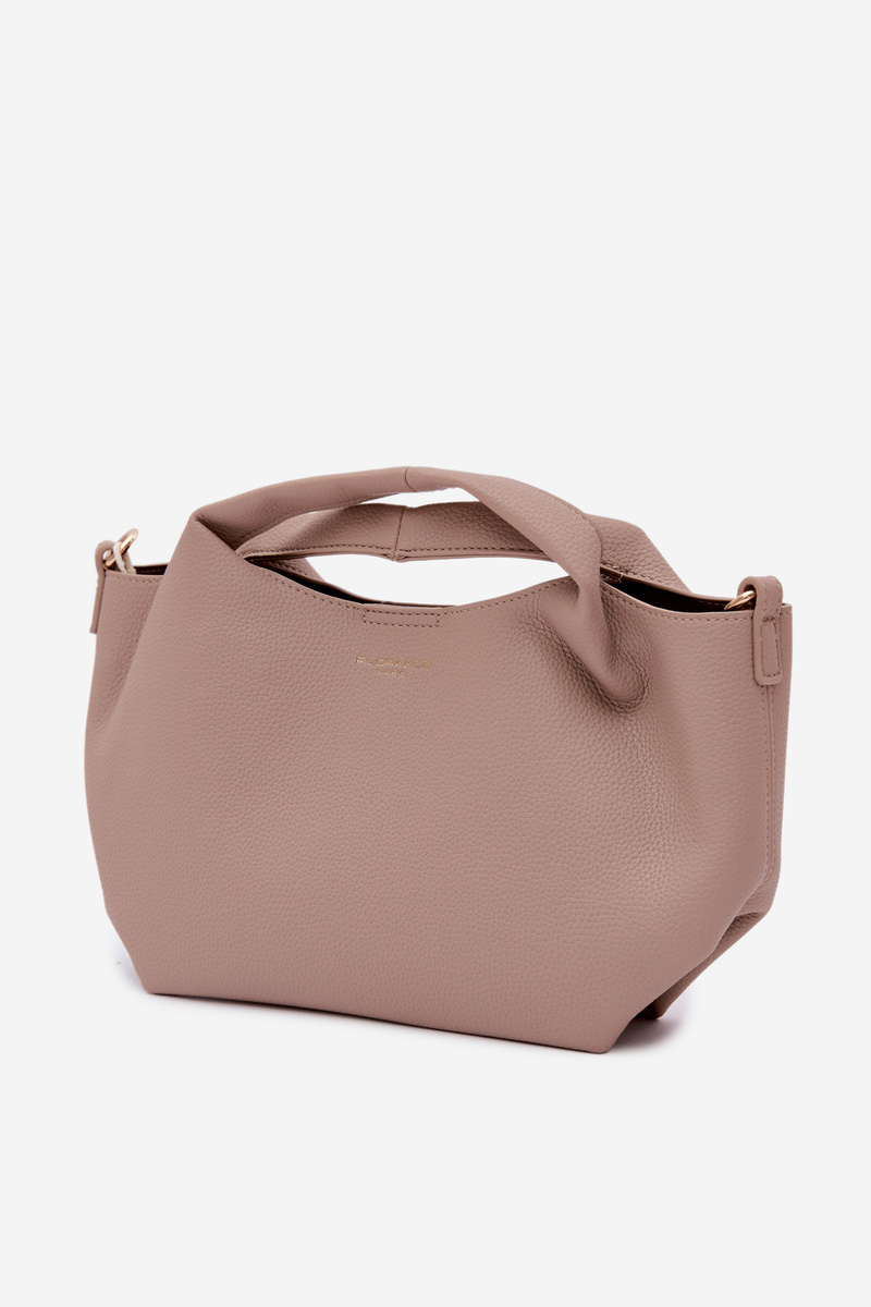 Flora&Co béžová imitácia koženej tašky Corisse