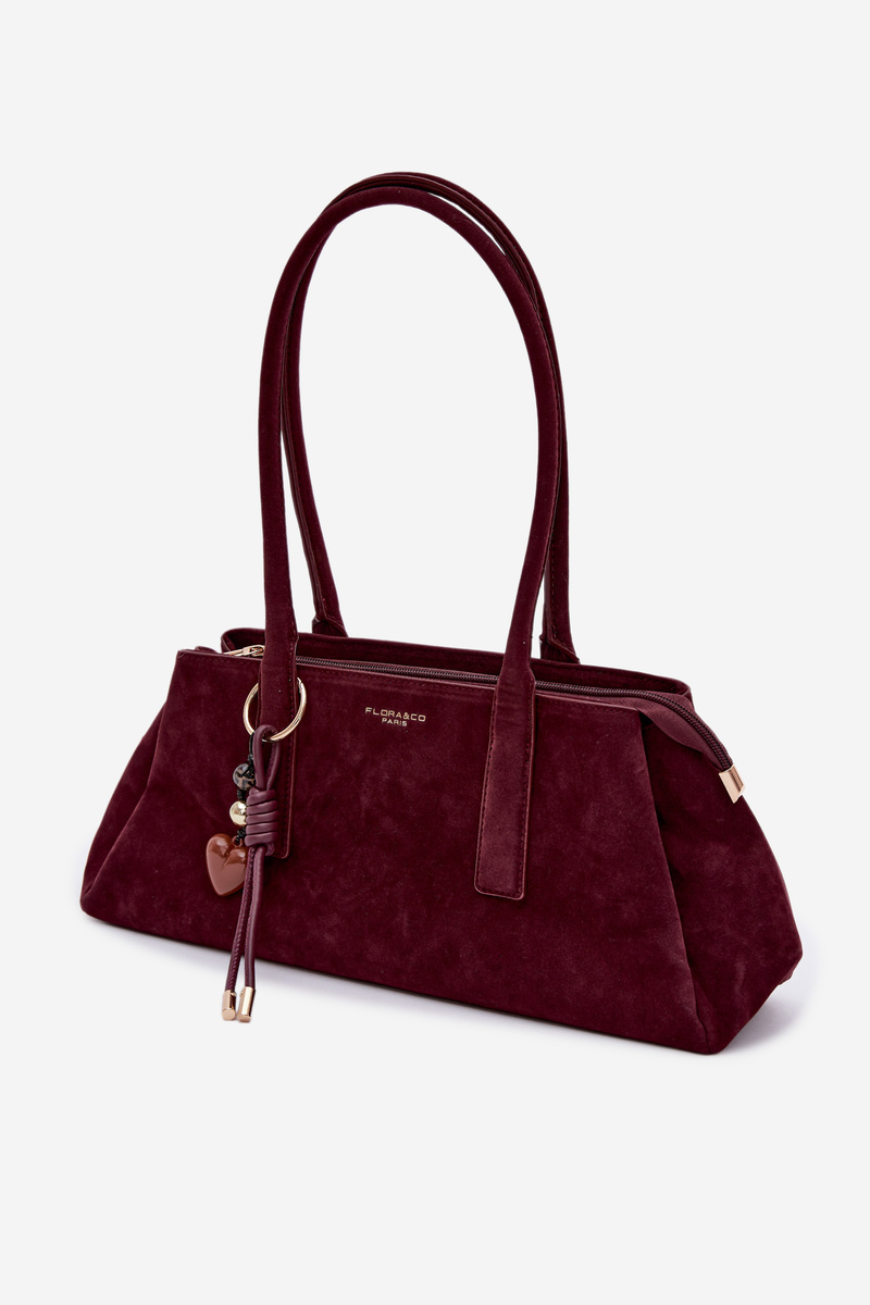 Flora&Co Eco Semišová Kabelka Bordeaux