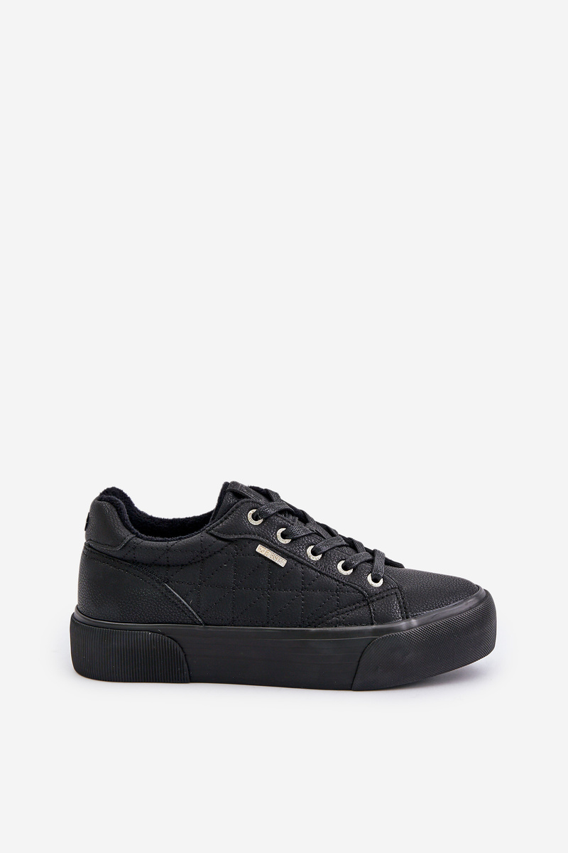 Women's insulated platform sneakers Big Star black