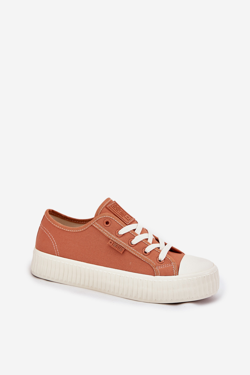 BIG STAR SHOES Dámske textilné tenisky na platforme Big Star