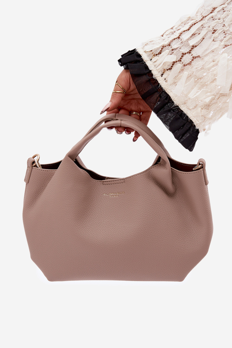 Flora&Co béžová imitácia koženej tašky Corisse