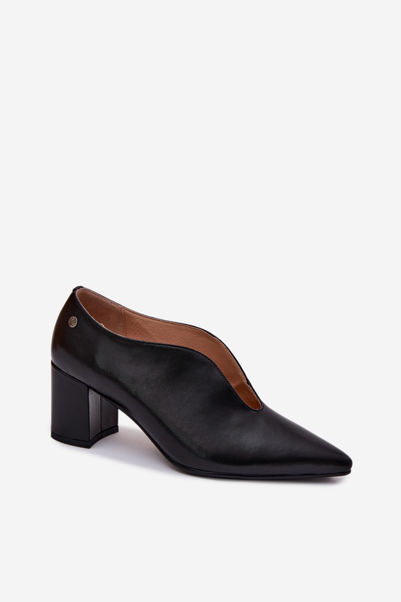 Dámske loafers na blokovom podpätku Maciejka