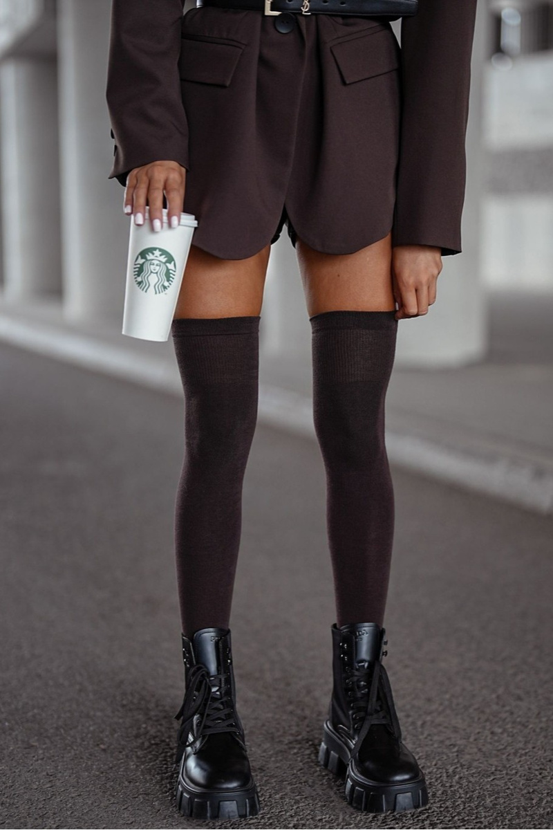 Milena dámské bavlněné nadkolenky