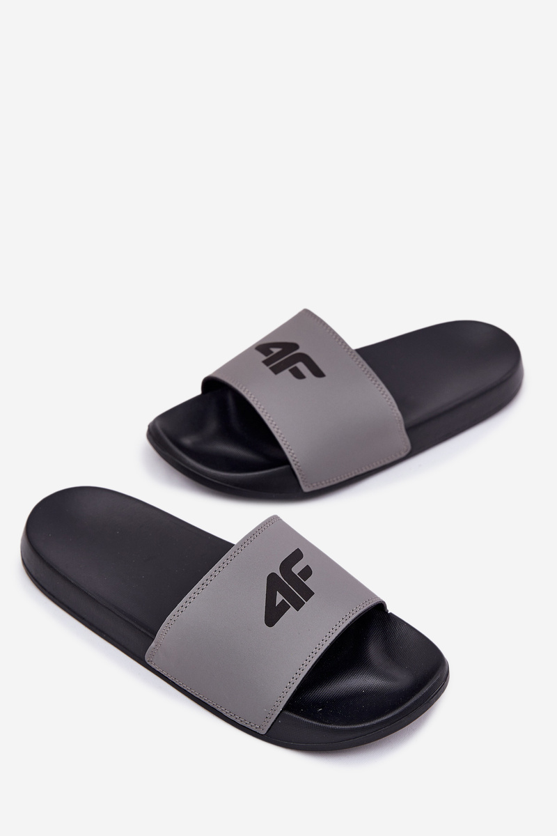 Pánske Papuče 4F 4FRMM00FSLIM011-25S Šedé