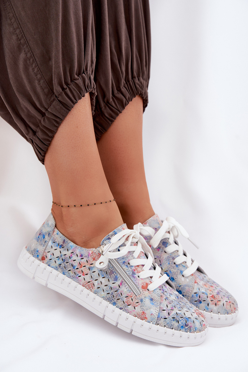 Дамски велурени ниски обувки EVENTO