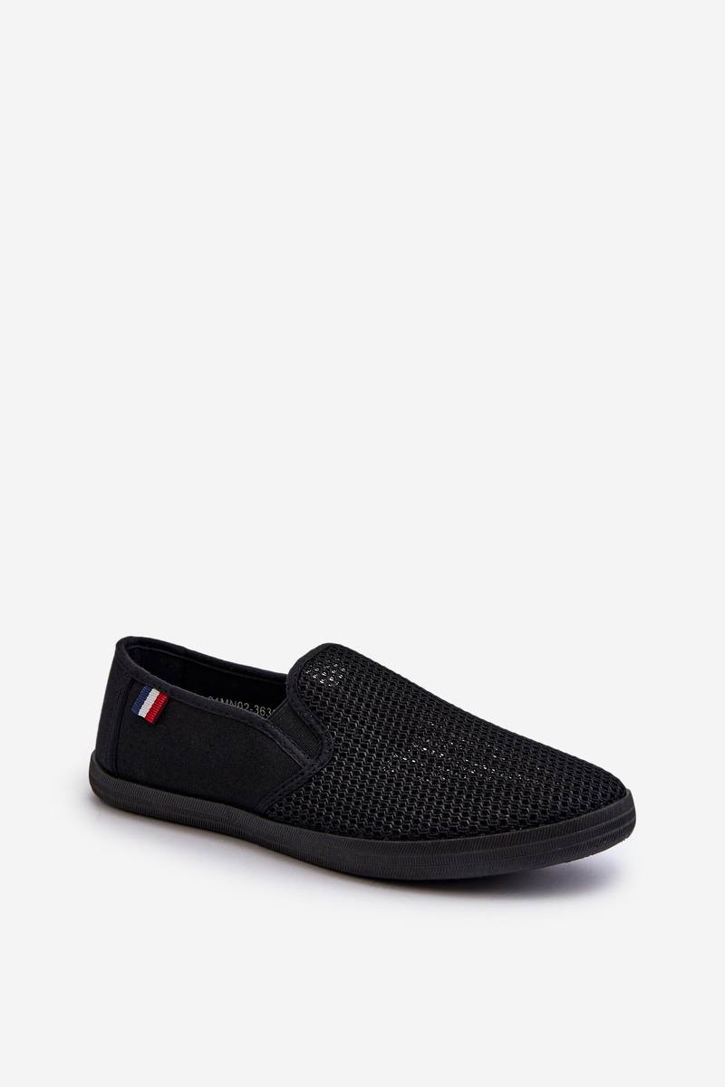 PE1 Mužské průchozí tenisky tenisky černé Koboru
