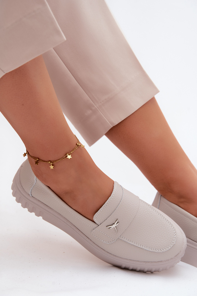 Kožené dámske loafers Vinceza