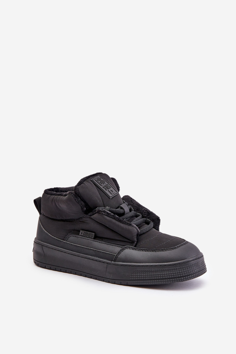 Insulated women's sneakers Big Star black