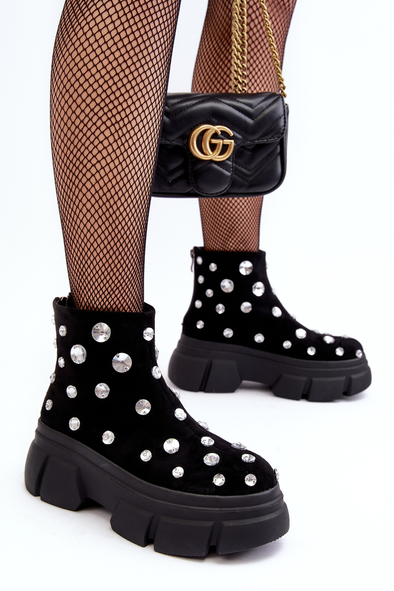 Ghete de iarnă pentru femei cu cristale