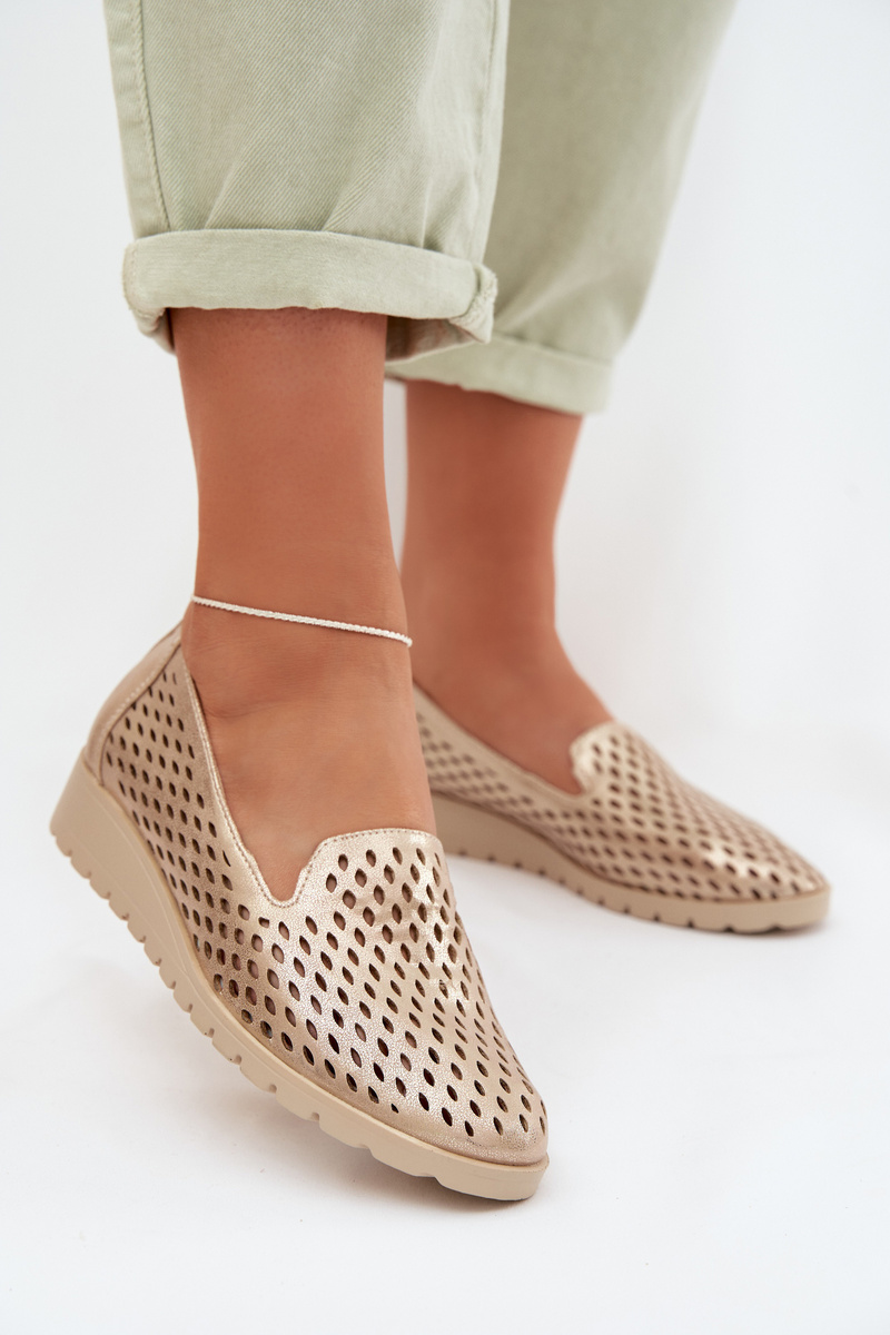 Дамски перфорирани мокасини Jezzi