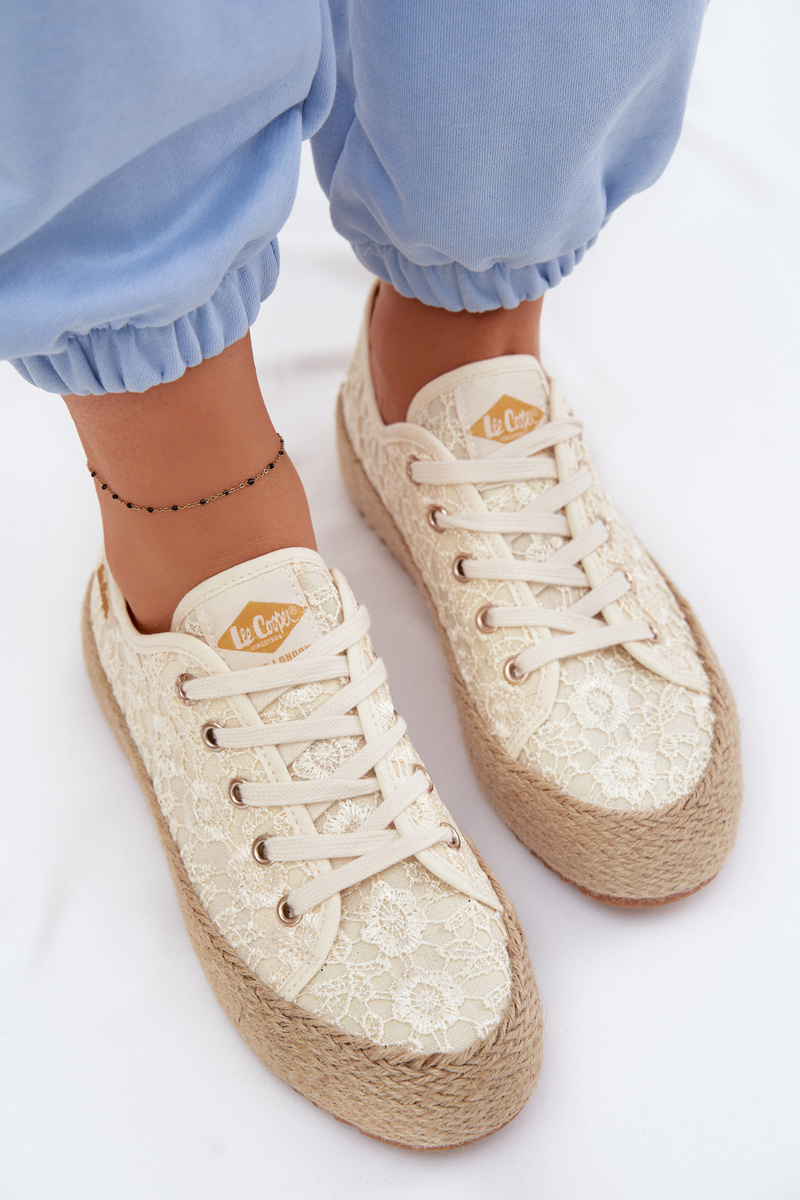 Dámske espadrilky Lee Cooper na platforme
