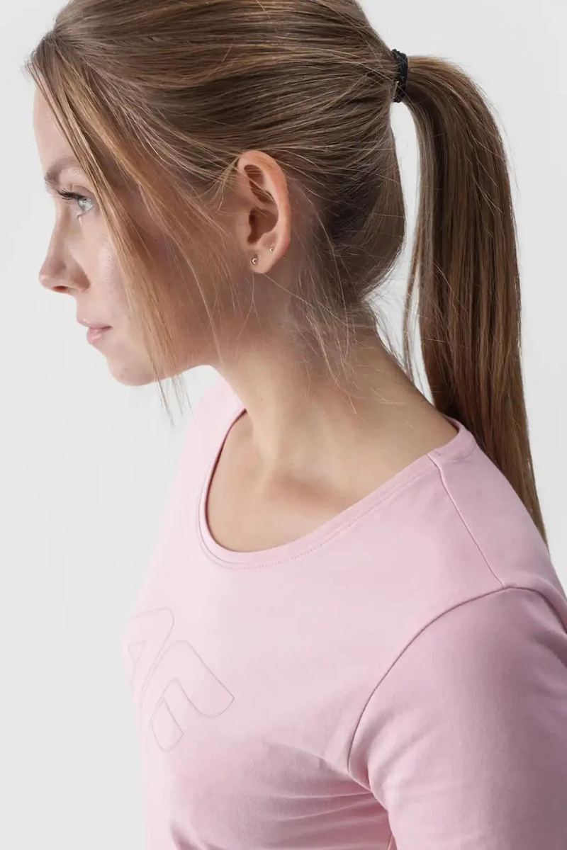 4f Polar Negru Cu Guler Înalt Regular Femei 4FSS23TFLEF049