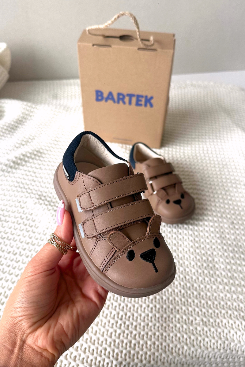 Bartek detské barefoot topánky s medvedíkom