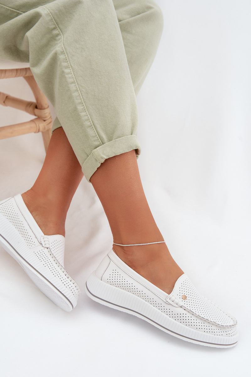 Dámske kožené mokasíny S.Barski