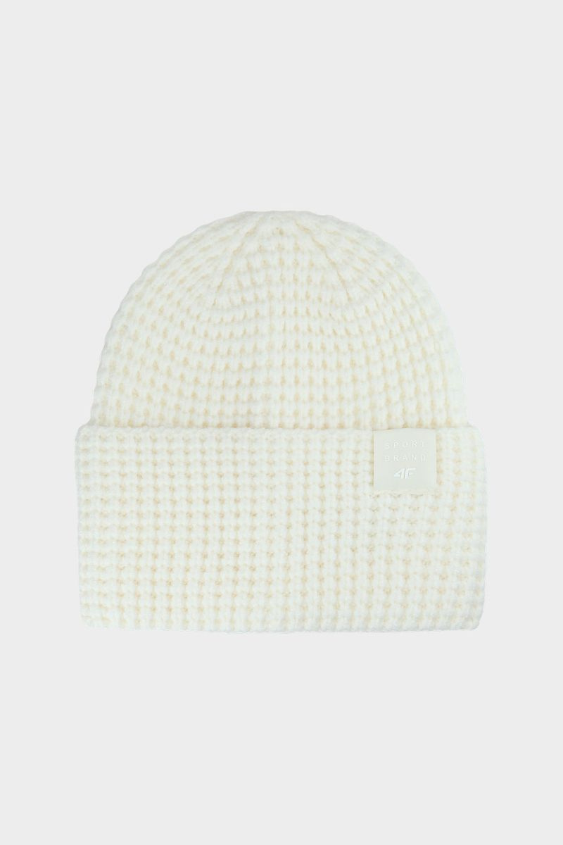 Girls Winter Hat 4F Cream 4FJWAW24