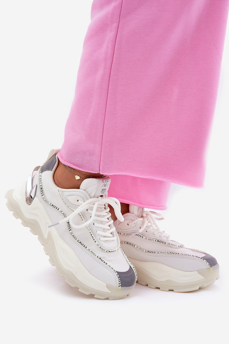 Women's sports shoes Cross Jeans II2R4017C white