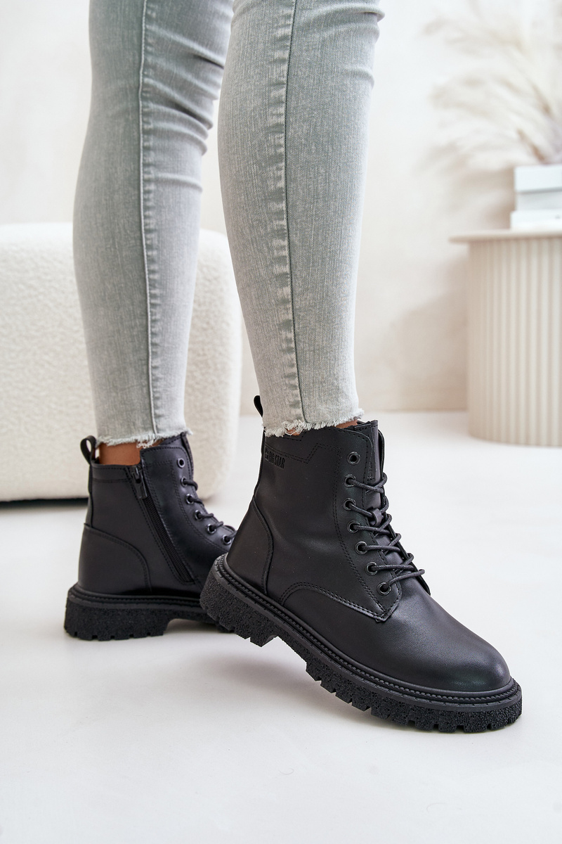 Insulated ankle boots Workery women's Big Star black