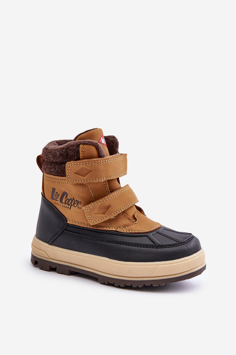 Insulated Boys' Snow Boots Lee Cooper Camel