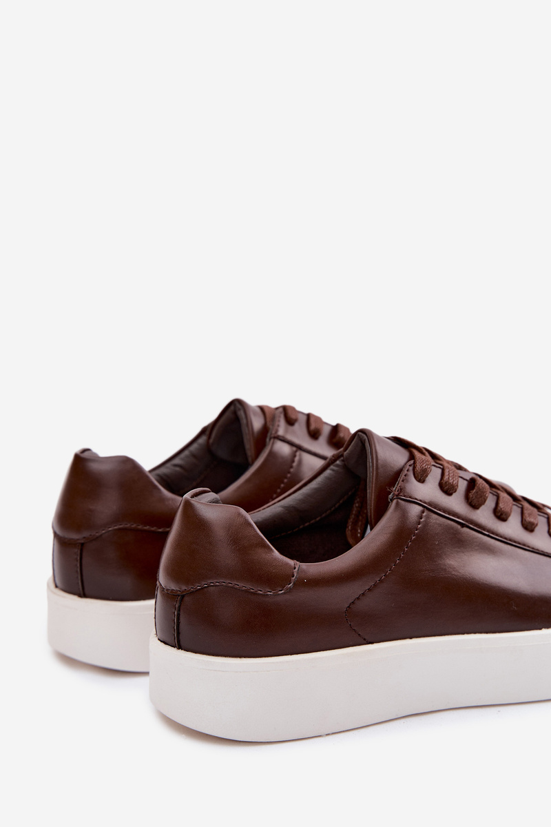 Pánske tenisky EVENTO hnedé Eco Leather Velton