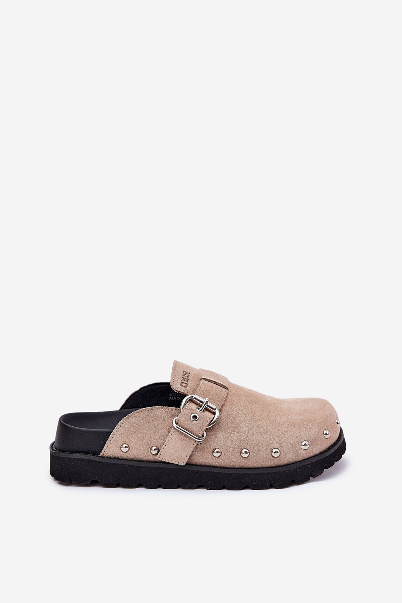 BIG STAR SHOES Semišové Papuče Dámske Na Platforme Big Star